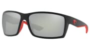 Costa Reefton Race Black Frame Sunglasses w/Gray Silver Mirror 580G Lenses 06S9007-90072664